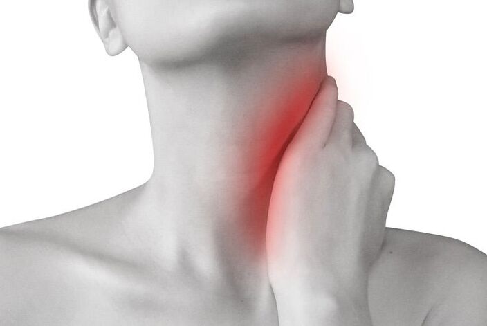 swollen lymph nodes as a cause of neck pain